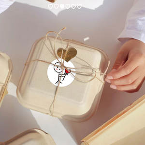 Pegatina Decorativa Infantil con Diseño de Caperucita Roja y el Hombrecito de Papel, Impresa a Color en Papel Recubierto, Creativa y Linda - Product Image 5