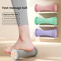 Rodillo de Espuma para Yoga, Rueda para Fascitis Plantar, Relajación Muscular de Piernas, Entrenador de Fitness, Rodillo de Masaje para Arco de la Pata