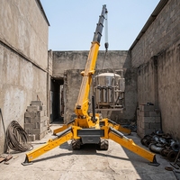 Grue mobile araignée électrique diesel sur chenilles, mini-grue de levage avec certificat CE – Offre Spéciale