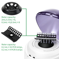 Mini centrifugeuse PCR BemedikPRP D1008 7000 tr/min 2680xg en plastique, centrifugeuse de laboratoire portable