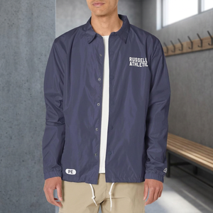 Manteau de coach athlétique personnalisé pour hommes, imperméable, style streetwear, avec logo, fourniture ODM, motif teint et enduit, pièce unique - Product Image 3