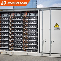 Conteneur de stockage d'énergie refroidi par liquide avec système de suppression d'incendie et CVC pour la livraison de projets de postes de transformation d'entreprennements publics