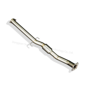 Tubo de escape principal de aleación de titanio para coche, piezas de rendimiento de coche de carreras, tubo de salida para GR <span class=keywords><strong>Yairs</strong></span> 2020, 76mm - Product Image 1