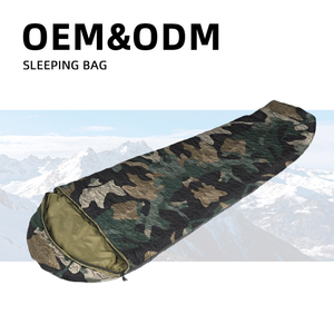 Sacco a Pelo Ultraleggero Traspirante a Forma di Mummia con Tecnologia a Onde Ultrasoniche per Campeggio Invernale, Attrezzatura Comoda per Attività all'Aperto - Product Image 1