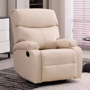 Sillón Reclinable de Cuero a Precio de Fábrica, Sillón Individual de Estilo Casual, Sofá Espacial, Sillón de Descanso para Sala de Estar - Product Image 4