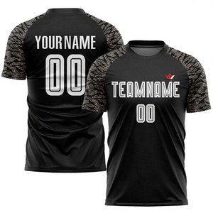 UPCIAL Men's Yellow Black Solid Soccer Jersey <b>Short</b> Sleeve Crew Neck Sublimated Moisture Wicking Breathable 100% Polyester <b>Mesh</b> - Product Image 3