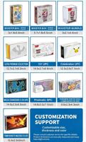 Boîte de rangement en acrylique pour cartes personnalisées Elite Trainer Box (ETB) – Vente en gros (cartes non incluses)