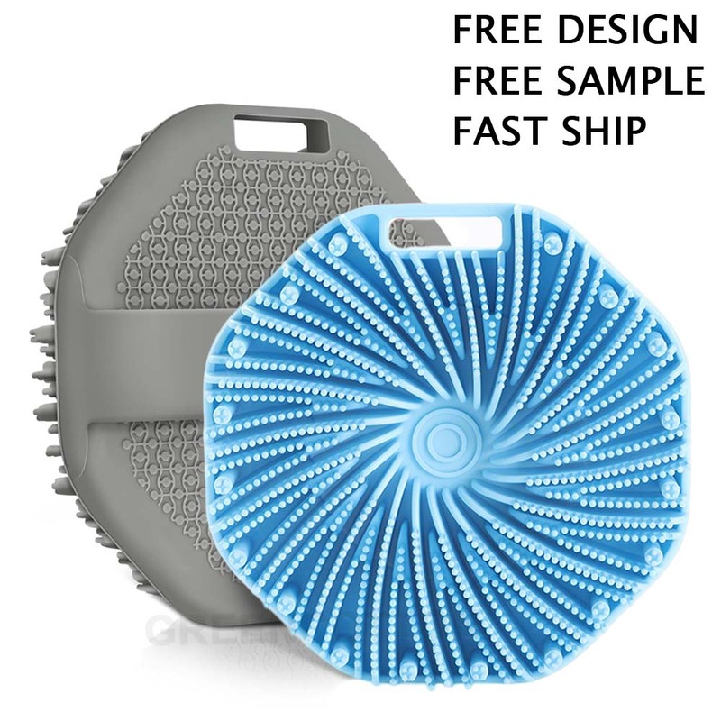 Custom Logo Household Silicone Scrub Brush