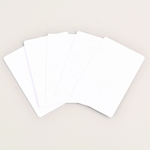 Wholesale PVC White Blank Card  0.76 mm / 30 Mil Thickness