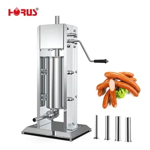 Stuffer Horus Manual Sausage Stuffer Stainless Steel Body Industrial Sausage Processing 3-15L