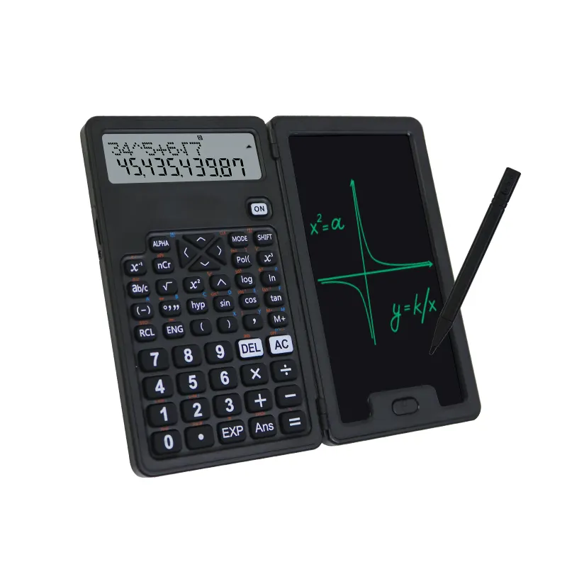 geschäfts-büro tragbar faltbare funktion wissenschaftlicher zählgerät lcd tablet-rechner mit grafik-handschrift 12 ziffern