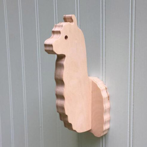 Chiave di legno Gancio di testa di Orso appendiabiti da parete in betulla porta occhiali da sole gancio chiave - Product Image 3