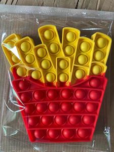 Juguete Antiestrés - Nuevo Juguete de Escritorio con Diseño de Papas Fritas de Camuflaje Arcoíris - Juego Educativo para Niños - Juguete Mochi - Product Image 6