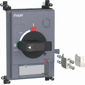 HXW032H ปรับแต่งได้ด้วยมือหมุนแบบ Hagers Direct พร้อมระบบล็อคประตูสำหรับเบรกเกอร์ h3 x630, h3+ P630 - Product Image 1