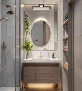 Mueble de Baño de Lujo para Hotel, Mueble de Baño de Pared, Mueble de Baño Independiente para Villa, Mueble de Baño Moderno - Product Image 2