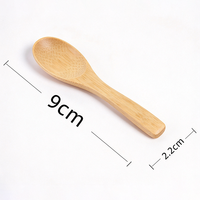 Cuillère en bambou naturel personnalisée, faite à la main, écologique, pour pot de miel, épices, confiture, sel de bain, cosmétiques, desserts, cuisine, rangement
