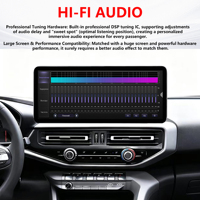 Lecteur multimédia Android 14 Penhui pour Changan Kaicene F70 2020-2021, écran radio DVD de voiture 16+512 Go avec son cristallin