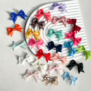 Jepit Rambut Pita Cantik Manis 6cm, Pita Warna-warni untuk Dekorasi Jas Anak Perempuan - Product Image 6