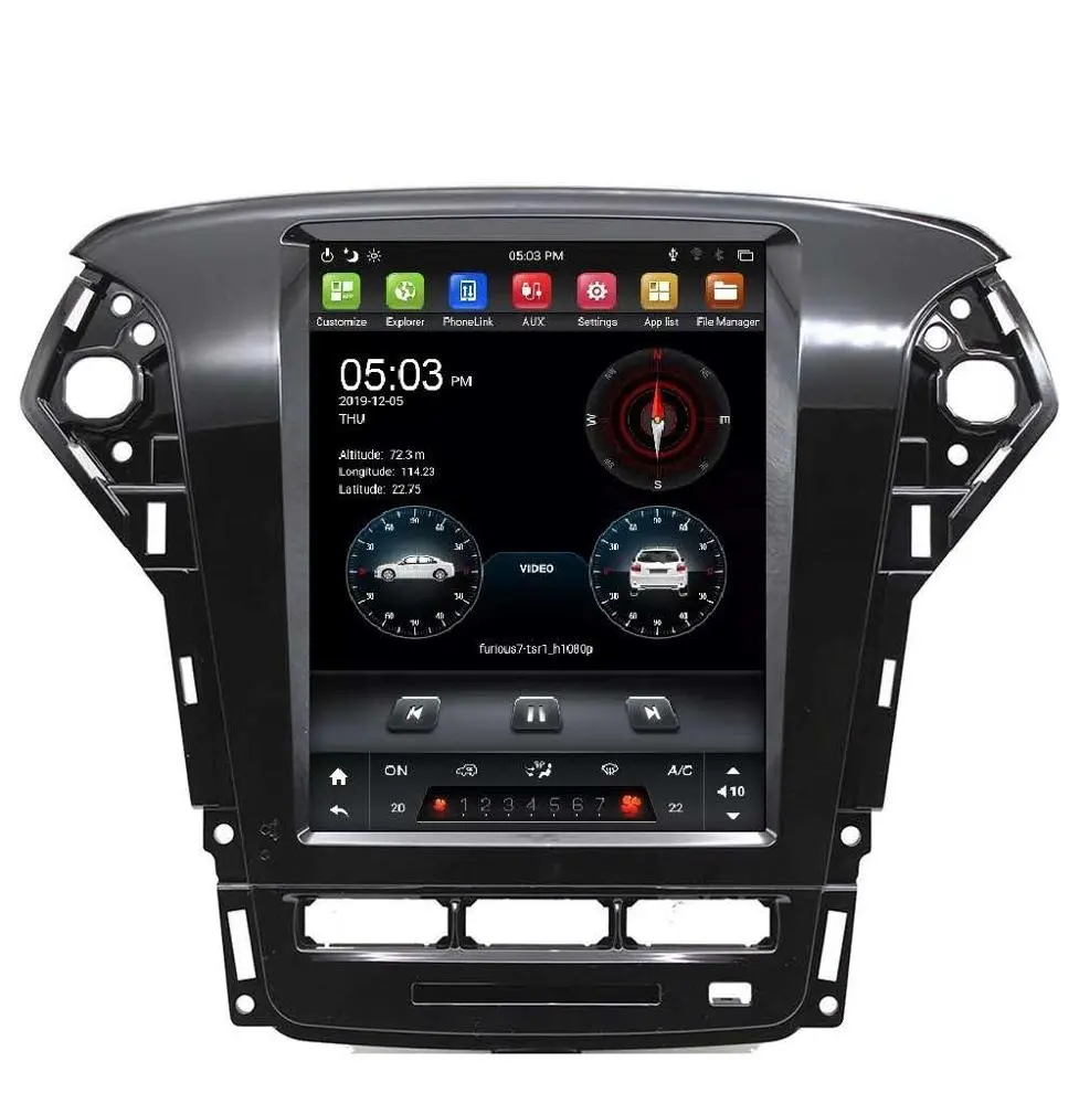 KLYDE KD-97055 Auto Radio PX6 Car Stereo 4 + 32G Android 9.0 9.7 "Car Audio di Navigazione GPS Per ford Mondeo 2011-2015