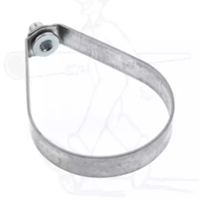 Collier de serrage pour tuyau en acier galvanisé en forme de poire de marque TJTC, support de suspension pour arroseur, métrique/pouce