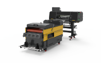 Nouvelle imprimante DTF entièrement automatique 24 pouces 4 têtes I3200 avec système de circulation automatique d'encre blanche pour l'impression directe sur film en gros