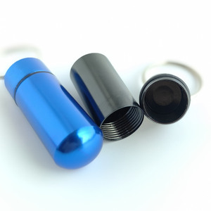 Contenitore Portatile Impermeabile in Alluminio per Emergenze e Sopravvivenza, Scatola di Sicurezza per Esterni, Portapillole con Portachiavi in Metallo - Product Image 6