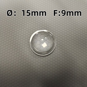 PMMA/PC <span class=keywords><strong>Plano</strong></span> Lente convexa Diámetro <span class=keywords><strong>15mm</strong></span> Longitud focal 9mm la lente del proyector - Product Image 2
