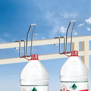 Asciugascarpe Appendibile, Portascarpe a Singolo Ripiano, Gancio in Acciaio Inox Antivento per Esterni, Armadio Moderno - Product Image 4