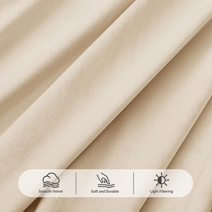 DaiRui, fournisseur direct d'usine de rideaux en velours néerlandais sur mesure en gros, fabricant de rideaux de fenêtre à plis froncés de luxe - Product Image 2