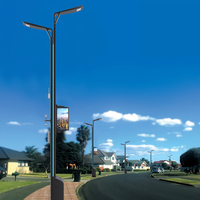 Farola Inteligente FLYING con Pantalla LED WIFI, Estación de Carga Inalámbrica para Teléfonos Móviles, Luz Fría y Cálida Opcional