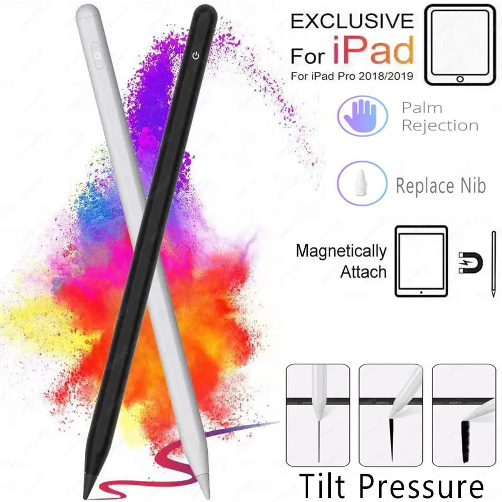 Stylus fine Point magnetic stylus pen wide capacitive touch screen active tablet stylus pens for iPad Pro/Surface/Android
