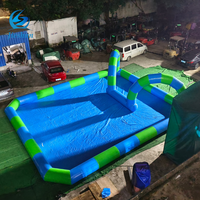 Piscina de agua enorme y soleada de alta calidad para niños, parque familiar, piscina inflable para muchos pueblos