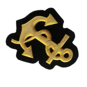 Latest Design Fashion Leather Embroidered Badges Wholesale Top Quality Made Customized Embroidery Badges Hand Made Badges - Product Image 5