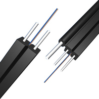 Cable de Fibra Óptica FTTH GJYXFCH-1B6 G.657 A2, 1 Núcleo, Reforzado con Acero, Cable Óptico FTTH
