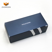 Professionnel personnalisé meilleure vente pliable personnalisé petit colis bleu étui à lunettes boîtes d'emballage pour lunettes de soleil