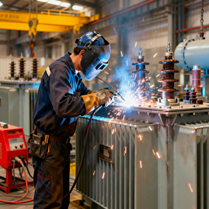 Transformateur de puissance triphasé immergé dans l'huile Boyuan S11, changeur de dérivation <span class=keywords><strong>hors</strong></span> circuit, 1000 kVA, 33/11 kV, norme IEC, 50/60 Hz, entièrement scellé - Product Image 6