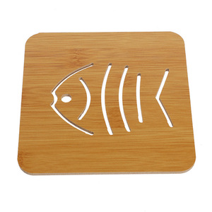 Commercio all'ingrosso multifunzionale in legno Grove Cartoon cucina uso di isolamento termico Pad antiscivolo legno artigianato scatole di legno cartelli da parete - Product Image 5