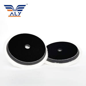 6 pouces voiture beauté polissage laine disque auto-adhésif doublure tissu tampon de polissage pour double <span class=keywords><strong>Action</strong></span> rotatif orbital polisseuse - Product Image 6