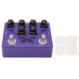 Pédale d'effet pour guitare Reverb Digital Delay 2 en 1 True Bypass Accessoire pour instrument unique CP <span class=keywords><strong>80</strong></span> - Product Image 2