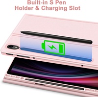 Étui de protection pour tablette S9 FE avec emplacement magnétique pour stylet, fabriqué en Chine
