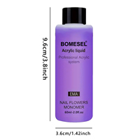 Liquide monomère acrylique EMA 60 ml pour extensions d'ongles, système professionnel d'ongles acryliques, marque privée, fourniture pour salon de manucure OEM