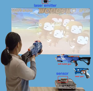 <span class=keywords><strong>Funspace</strong></span> Projection interactive Mouvement numérique Jeu de tir interactif Tir à l'arc Simulateur de réalité - Product Image 1