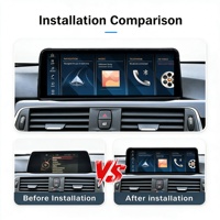 Radio para Auto con Android 14 para BMW F30 F31 F32 F36 NBT EVO 2013-2019, Pantalla de 10.25"/12.3", GPS Integrado, Reproductor MP3 Estéreo con CarPlay y DSP