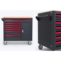 Chariot de rangement mobile en acier pour atelier, garage, outils, avec 7 tiroirs, capacité de charge OEM 300 kg