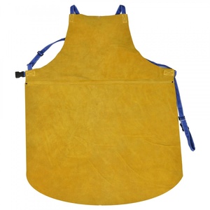 Men's Barbeque Welders <b>Leather</b> Cooking Tools Sleeveless Bib <b>Apron</b> for BBQ & Culinary Adventures - Product Image 1