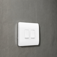 Grid Series NO BATTERY NO WIRE G1 UK STAND RF433 Interrupteur cinétique sans fil 2 touches Interrupteur cinétique étanche pour lumière/maison intelligente