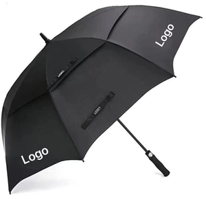 Golf-style Folding Automatic Waterproof Wind-Resistant <b>Large</b> Size Reinforced Straight Handle EVA Material Silk <b>Umbrella</b> - Product Image 1