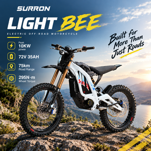 Sur Ron Light X 2026 en stock aux États-Unis, 10000W, 72V35Ah, autonomie de 75 km, couple de roue de 295 Nm, moto tout-terrain LBX prête à être expédiée - Product Image 1