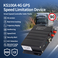 Dispositivo Limitador de Velocidad 4G para Vehículos OEM Keson KS100A, Dispositivo Rastreador GPS para Flotas de Camiones con Alarma de Exceso de Velocidad para Todo el Mundo