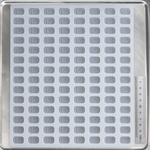 TH Rounded Rectangle <b>Silicone</b> Gummy Candy Mold, Custom <b>Tooling</b> Platinum Food-Grade OEM Depositor Tray, Private Label Bulk - Product Image 2